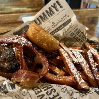Steamworks Pub - a burger and french fries - Pubs Near Me - New Port Richey, Florida