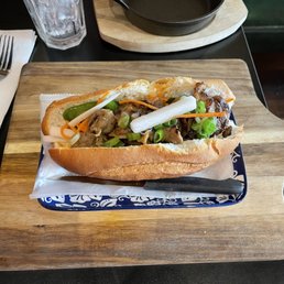 Banh mi with pork Banh mi with pork