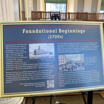 Faneuil Hall - Enormous painting with an interesting history. - Landmarks & Historical Buildings Near Me - Boston, Massachusetts