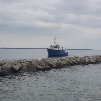 Alpena Marina - Ship coming into harbor. - Marinas Near Me - Alpena, Michigan