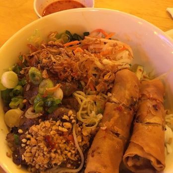 Pho Hot - Grilled Pork with imperial egg rolls - Vietnamese Near Me - Annandale, Virginia Pho Hot - Grilled Pork with imperial egg rolls - Vietnamese Near Me - Annandale, Virginia
