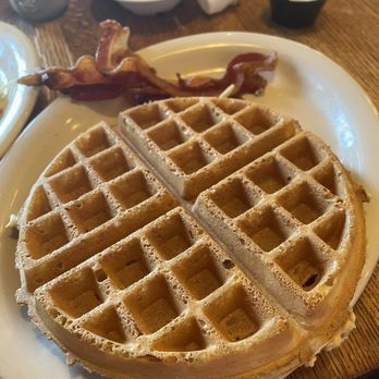 The Depot - Belgian waffle with bacon - Breakfast & Brunch Near Me - Leavenworth, Kansas The Depot - Belgian waffle with bacon - Breakfast & Brunch Near Me - Leavenworth, Kansas
