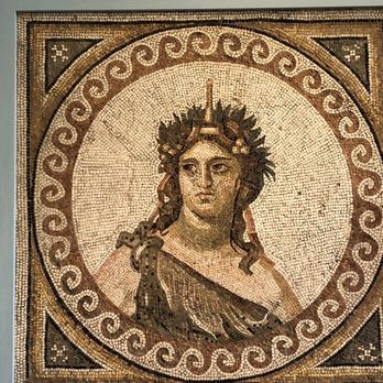 RISD Museum - Mosaic in theGreek and Roman collection. Kind of an Eiffel Tower headdress - from centuries ago - Art Museums Near Me - Providence, Rhode Island RISD Museum - Mosaic in theGreek and Roman collection. Kind of an Eiffel Tower headdress - from centuries ago - Art Museums Near Me - Providence, Rhode Island
