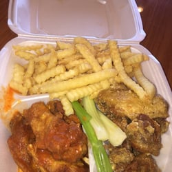 America's Best Wings - Mild wings & Parmesan garlic wings plus fries w/ seasoned salt.