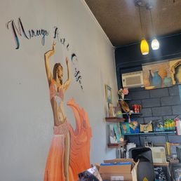 Belly dancer on the wall Belly dancer on the wall