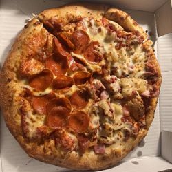 Pizza Perfect - Half pepperoni, half Hawaiian