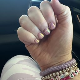 Mermaid chrome manicure. They did an awesome job on both my nails and my toes and were very nice. Would definitely go there again.
