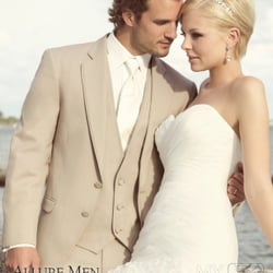 Michael's Formalwear & Bridal - Allure bridal gown and khaki suit!
