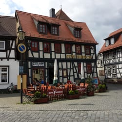 Wirtshaus Zum Hirsch - Rustikales Lokal. Hessische Speisekarte.