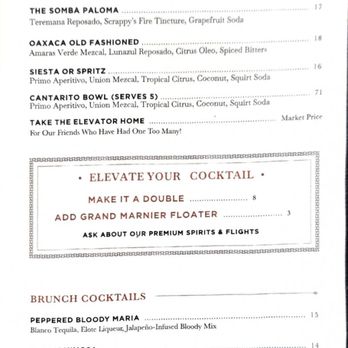 Domingo - Menu Sept 2026 - Cocktail Bars Near Me - San Antonio, Texas Domingo - Menu Sept 2026 - Cocktail Bars Near Me - San Antonio, Texas