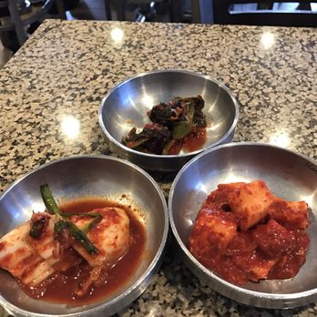 Han Yang - 3 types of kimchee (very good) - Korean Near Me - Buena Park, California Han Yang - 3 types of kimchee (very good) - Korean Near Me - Buena Park, California