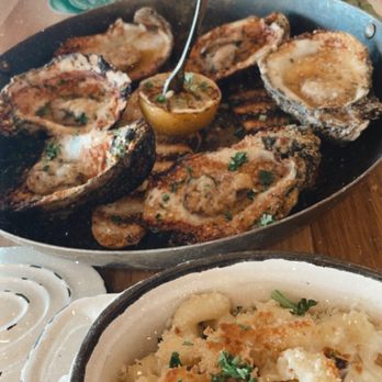 Pier 6 - Mac and cheese. Oysters. - Seafood Near Me - San Leon, Texas