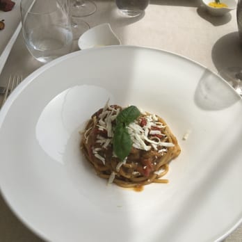 Aroma - Spaghetti with Aubergine. Great presentation but the flavor was not for me - Italian Near Me - Rome, RM Aroma - Spaghetti with Aubergine. Great presentation but the flavor was not for me - Italian Near Me - Rome, RM
