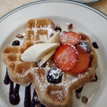 1886 Cafe & Bakery - Texas Shaped Pecan Waffle - American Near Me - Austin, Texas