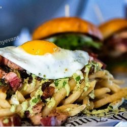 Monster Crafts Food Truck - Monster fries! #Porkbelly #FriedEgg