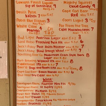 The Block & Tackle - Beer and Wine List - Bars Near Me - Wellfleet, Massachusetts The Block & Tackle - Beer and Wine List - Bars Near Me - Wellfleet, Massachusetts