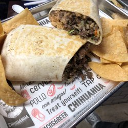 Chihuahua Cerveza - The BIG Chihuahua Burrito for two