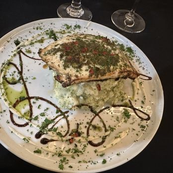 The White Marlin - Swordfish over mashed potatoes with goat cheese - Seafood Near Me - Port St. Joe, Florida