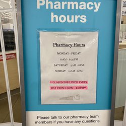 Walgreens - Pharmacy Hours