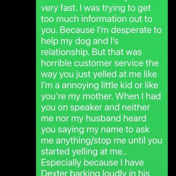 Lehigh Valley Dog Training - My text to them because I figured it was a mobile? - Pet Training Near Me Lehigh Valley Dog Training - My text to them because I figured it was a mobile? - Pet Training Near Me