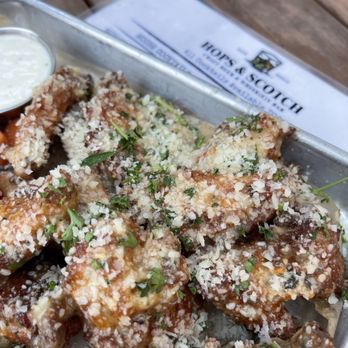 Hops & Scotch - Parmesan chicken wings. - Whiskey Bars Near Me - Walnut Creek, California Hops & Scotch - Parmesan chicken wings. - Whiskey Bars Near Me - Walnut Creek, California