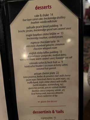 Menu photo 8 Hearthstone Restaurant Breckenridge, CO Menu photo 8 Hearthstone Restaurant Breckenridge, CO