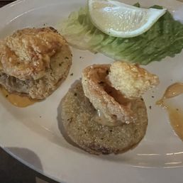 Fried Green Tomatoes with Shrimp
