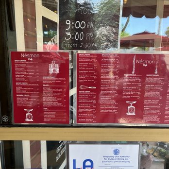 Nesmon Café - Menu - Coffee & Tea Near Me - Sherman Oaks, California Nesmon Café - Menu - Coffee & Tea Near Me - Sherman Oaks, California