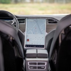 Lusso Executive Transportation Service - Tesla Model X interior