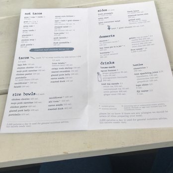Bartaco - The menu - Tacos Near Me - Raleigh, North Carolina Bartaco - The menu - Tacos Near Me - Raleigh, North Carolina