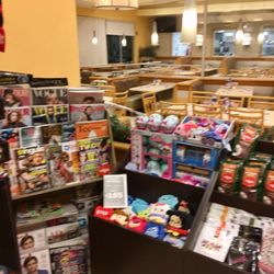 VIPS - Books and other items for sale at the register