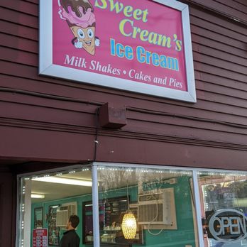 Sweet Cream's Ice Cream Parlor - a man standing outside - Ice Cream & Frozen Yogurt Near Me - Wallingford, Connecticut Sweet Cream's Ice Cream Parlor - a man standing outside - Ice Cream & Frozen Yogurt Near Me - Wallingford, Connecticut