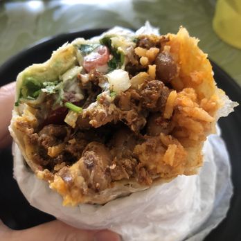 Tacos El Porkys - Pastor super burrito! Lots of meat!! - Food Trucks Near Me - Los Gatos, California