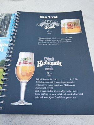 Menu photo 2 Brouwerij Wilderen Wilderen, VLI