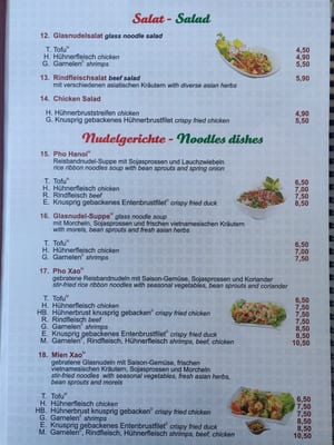 Menu photo 4 Old Town Hanoi Potsdam, BB Menu photo 4 Old Town Hanoi Potsdam, BB