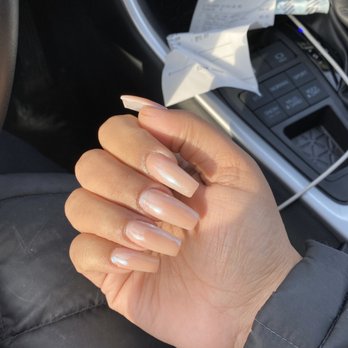 Luxer Nails Lounge - Original nail length I got. Looked beautiful but I didn't last 24 hours. - Nail Salons Near Me - Maple Grove, Minnesota Luxer Nails Lounge - Original nail length I got. Looked beautiful but I didn't last 24 hours. - Nail Salons Near Me - Maple Grove, Minnesota