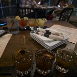 Margaritas Flight and Old Fashioned Flight