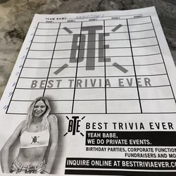 Rally Caps - Trivia night