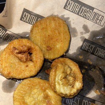 South Cobb Diner - Fried Pickles ( they were so good I almost forgot to get a picture) - Southern Near Me - Austell, Georgia