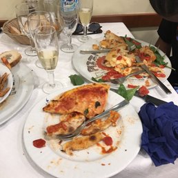 Demolished our pizza Demolished our pizza