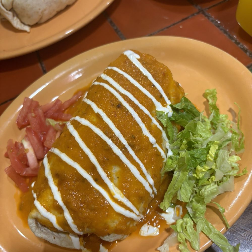 Shredded beef enchilada Shredded beef enchilada