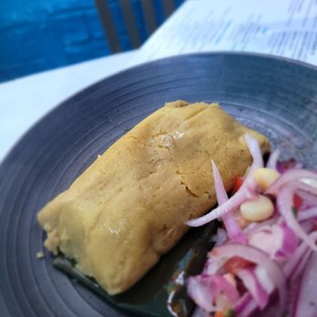 Kausa - Tamal Limeno. $8. Decent portion. OK flavor - Peruvian Near Me - New York, New York Kausa - Tamal Limeno. $8. Decent portion. OK flavor - Peruvian Near Me - New York, New York