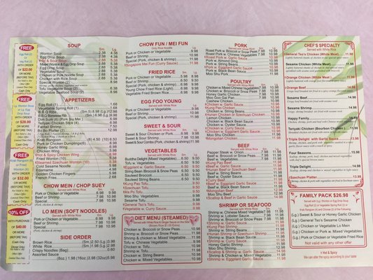 Menu photo 2 Lucky Express Boca Raton, FL