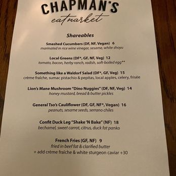 Chapman’s Eat Market - New American Near Me - Columbus, Ohio Chapman’s Eat Market - New American Near Me - Columbus, Ohio