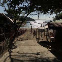 Playa Puerto Angelito - Walk down to the beach, take a seat! Order a CERVEZA & some oysters...