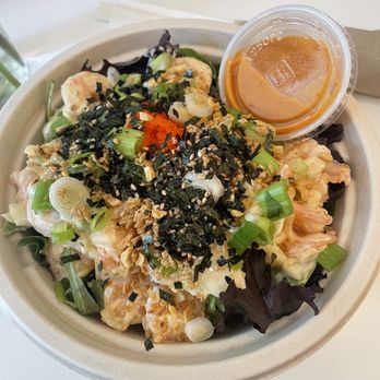 Hometown Poké & Bubble Tea - Spicy Shrimp Bowl - Poke Near Me - Providence, Rhode Island
