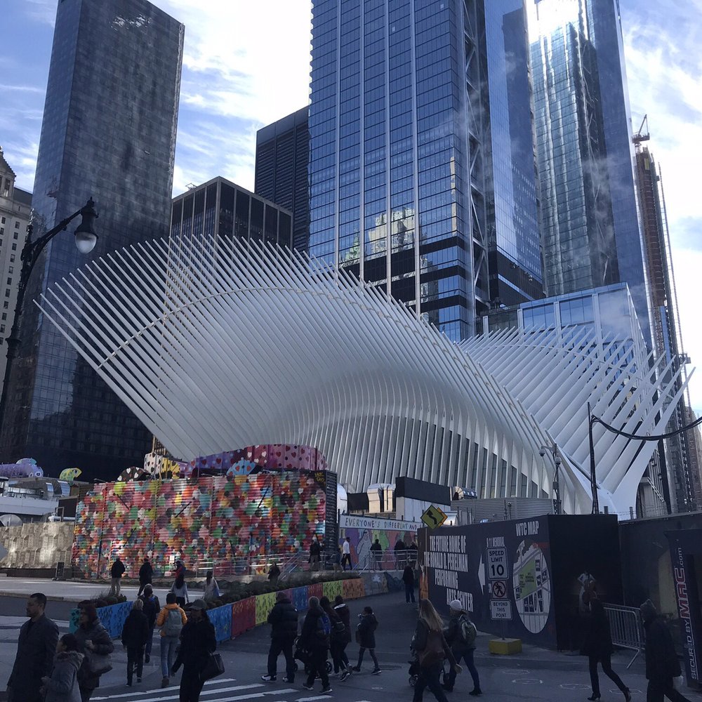 Oculus - 19 October 2018 - outside the Oculus in NYC. Lots of designer shops in there. - Landmarks & Historical Buildings Near Me - New York, New York