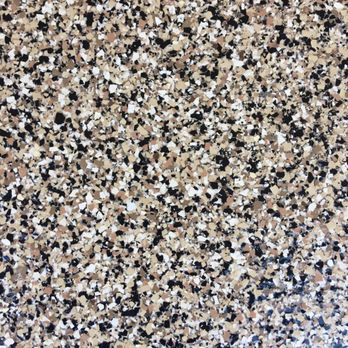 Ultimate Garage Floors - The tan black white combo went well with my brick exterior, Donald's recommendation. - Flooring Near Me - Stephens City, Virginia Ultimate Garage Floors - The tan black white combo went well with my brick exterior, Donald's recommendation. - Flooring Near Me - Stephens City, Virginia
