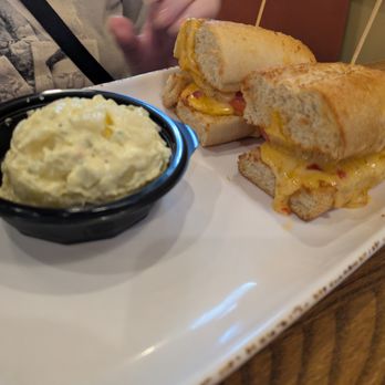 Newk's Eatery - Pimento cheese sandwich with potato salad at Newk's Eatery, Jonesboro - Salad Near Me - Jonesboro, Arkansas