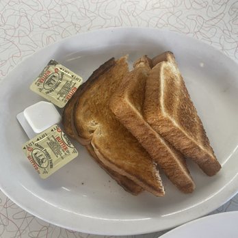 11th Street Diner - White toast with butter - American Near Me - Miami Beach, Florida